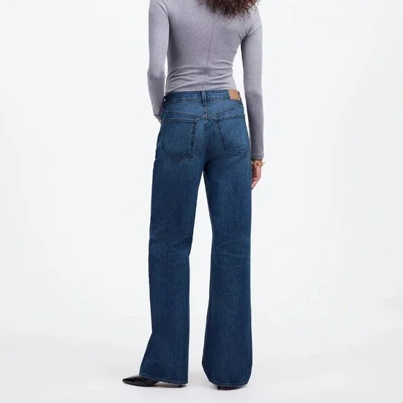 NWT Madewell Jeans Sz 26 Low Slung Baggy Moffat wash - Picture 3 of 7